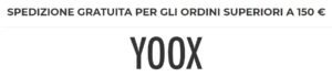Yoox spedizione gratuita