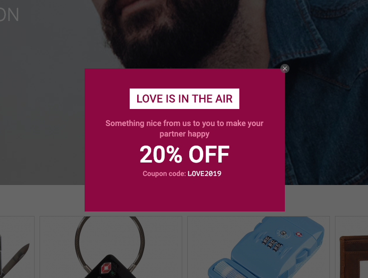 san valentino ecommerce - coupon