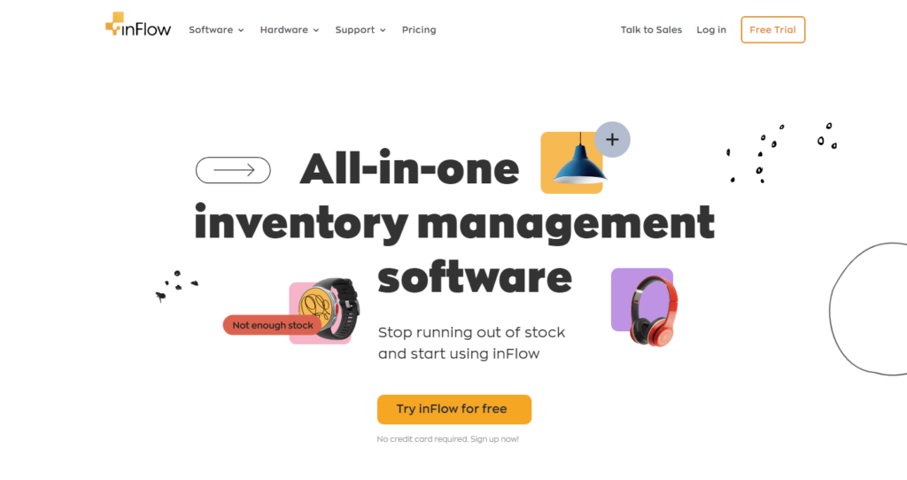 inventory management software - inflow inventory management